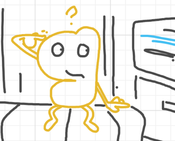 A panel from I've Been Everywhere, Man, episode nine of the Board Boards object show by Furretwalk/WalkingFurret.